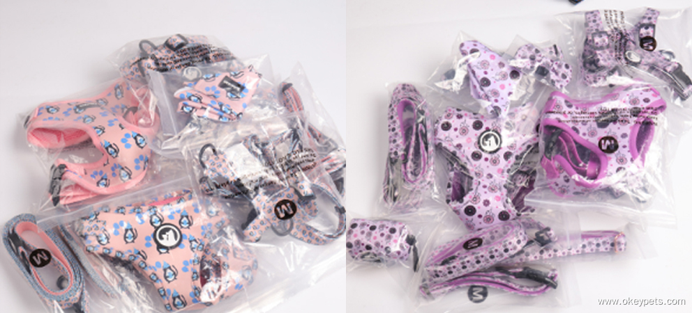 OKEYPETS Harnais pour chien en néoprène sur mesure, ensemble de luxe pour chiot avec accessoires mignons 17