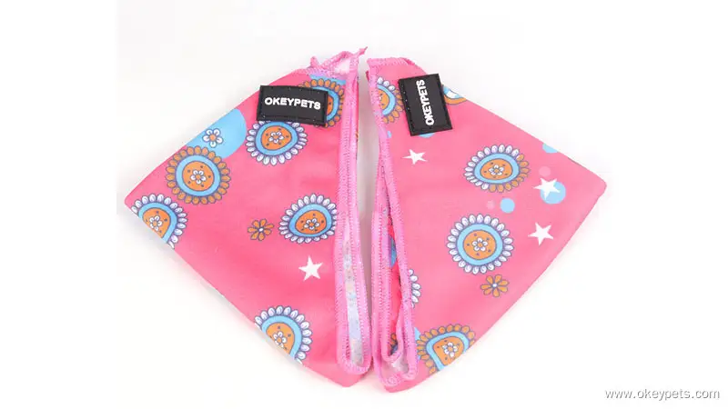 OKEYPETS Bandană triunghiulară personalizată pentru câini, accesorii pentru animale de companie, eșarfă sublimată pentru animale de companie 1