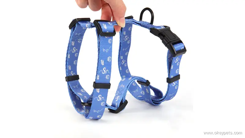 OKEYPETS Brugerdefineret Hundesele Blød Hundesele med Bryst og Letvægtsprint, Polstret Hundesele 1