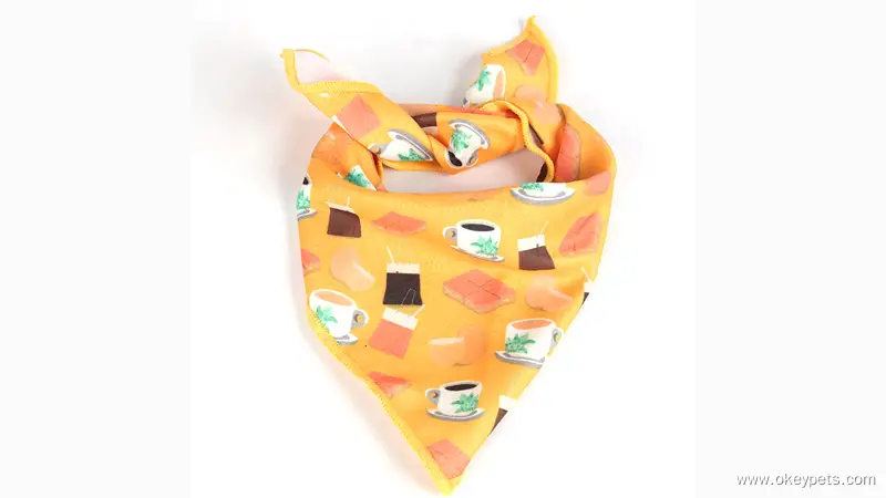 OKEYPETS Natalis Natalis Designatio Modae Lepidae Peplum Caninum Bandana Animalium Domesticorum 1