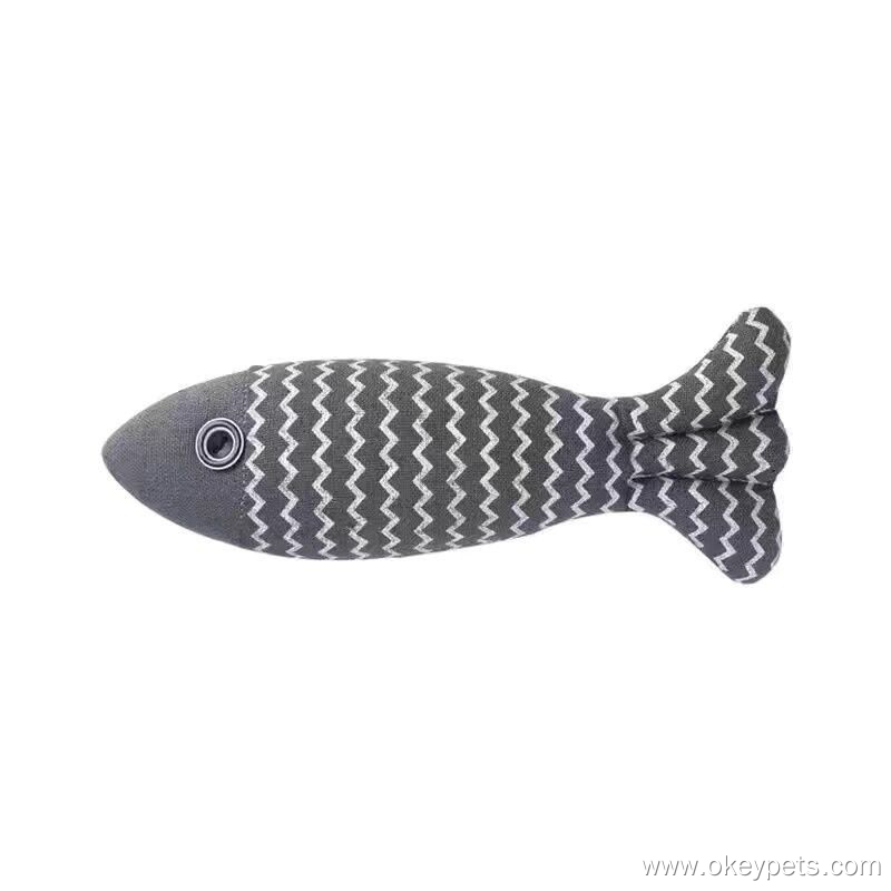 Jouet à mâcher pour chat en gros, oreiller en peluche en forme de poisson, nombreux modèles de jouets pour chats en forme de poisson 19