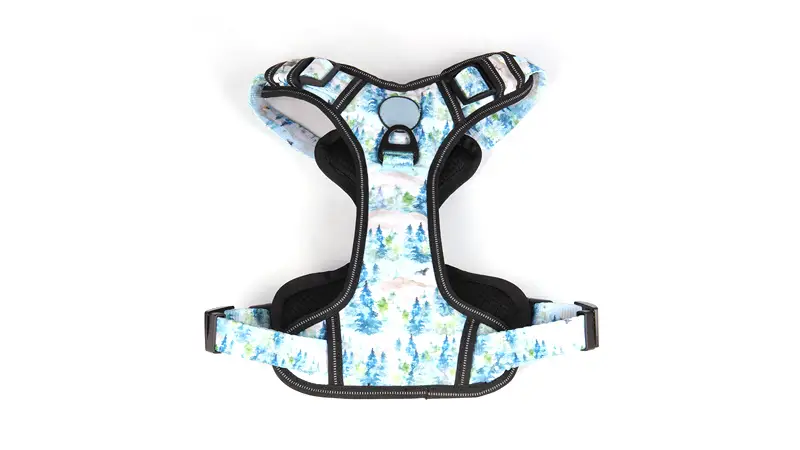 OKEYPETS No Pull Dog Chest Harness Pet Strap Durable Tactical Neoprene Frenchie Pug Harness For Dogs Pet Harness 1