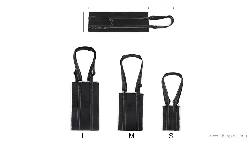 Tilpasset justerbar løftesele til hund Hundeslynge for store hunder Bakbeinsstøtte Myk løftesele for rehabilitering 1