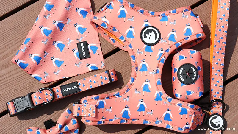 Pets Accessories Suppliers Dog Harness Leash Set Small Designer Neoprene Dog Harness Vest Set Pet 1