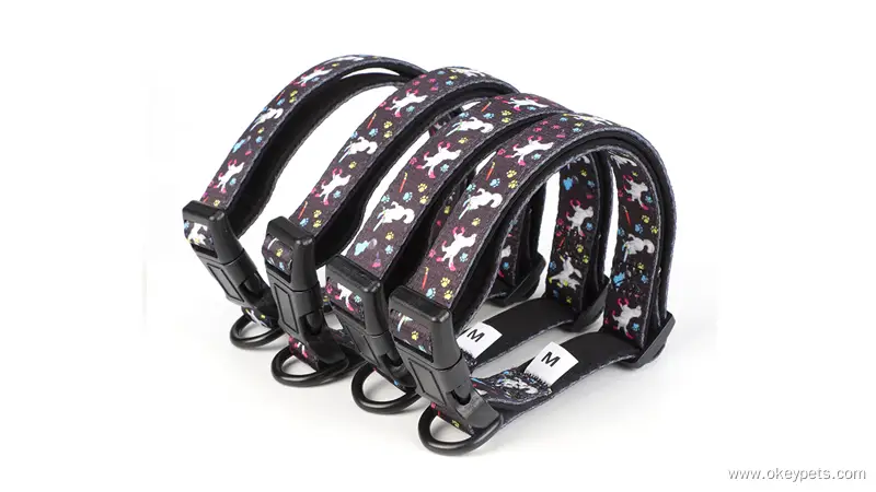 OKEYPETS Vente en gros Accessoires pour chiens professionnels, écologiques, double couche, réglables Colliers de luxe 1