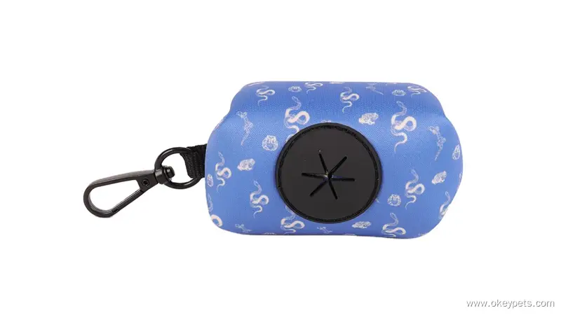 Prilagođeni neoprenski prijenosni dozator vrećica za pseći otpad, držač za slatke vrećice za pseći izmet 1