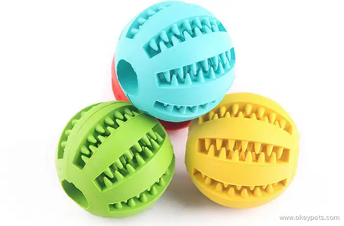 OKEYPET Engros Hundegodbid Legetøj Bold Hunde Tandrensende Legetøj Til Små Mellemstore Hunde 1