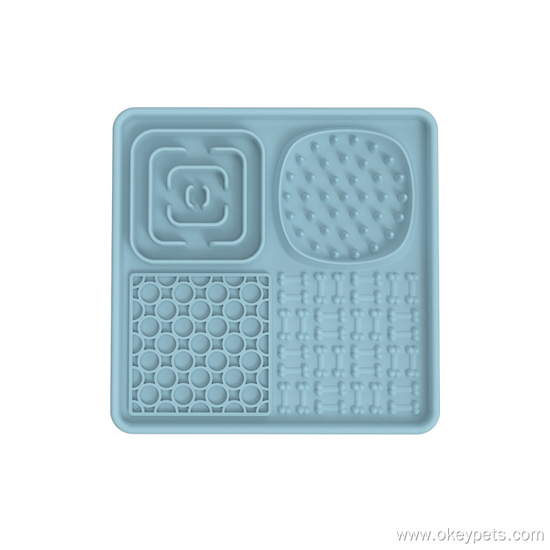 Fabricants chinois de tapis à lécher personnalisés pour animaux de compagnie (chats, chiens, bols en silicone). 15