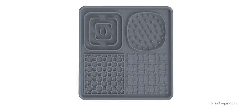 Fabricants chinois de tapis à lécher personnalisés pour animaux de compagnie (chats, chiens, bols en silicone). 8