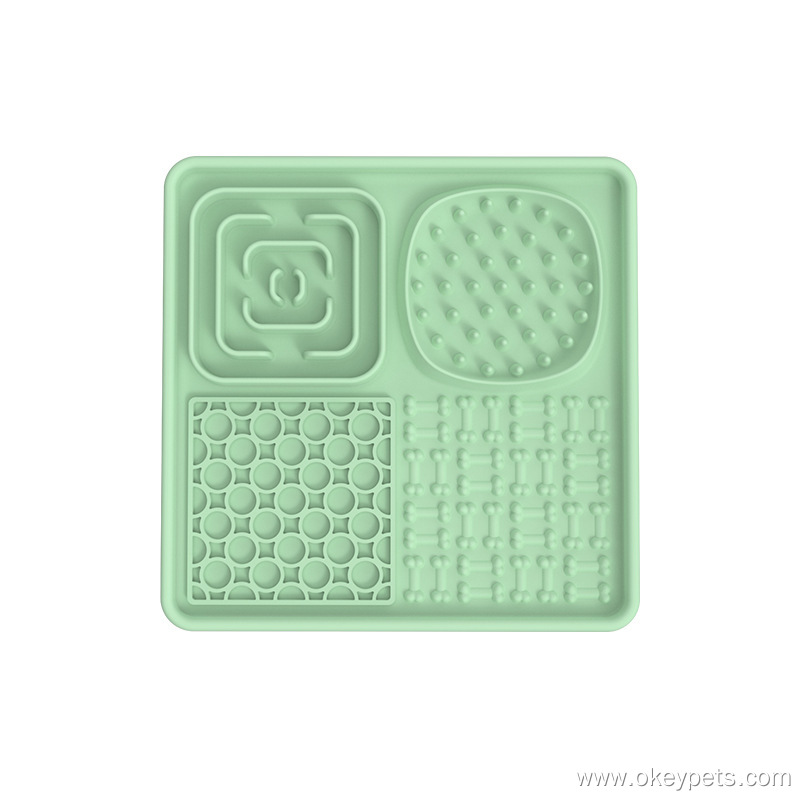 Fabricants chinois de tapis à lécher personnalisés pour animaux de compagnie (chats, chiens, bols en silicone). 14