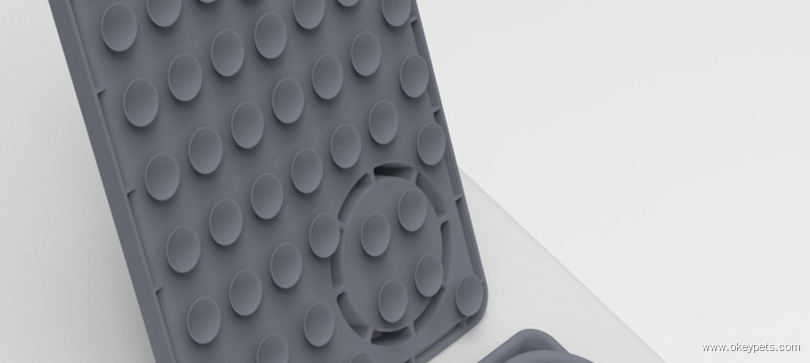 Tapis de léchage portable en silicone facile à nettoyer pour chiens, avec ventouses, en vente en gros 10