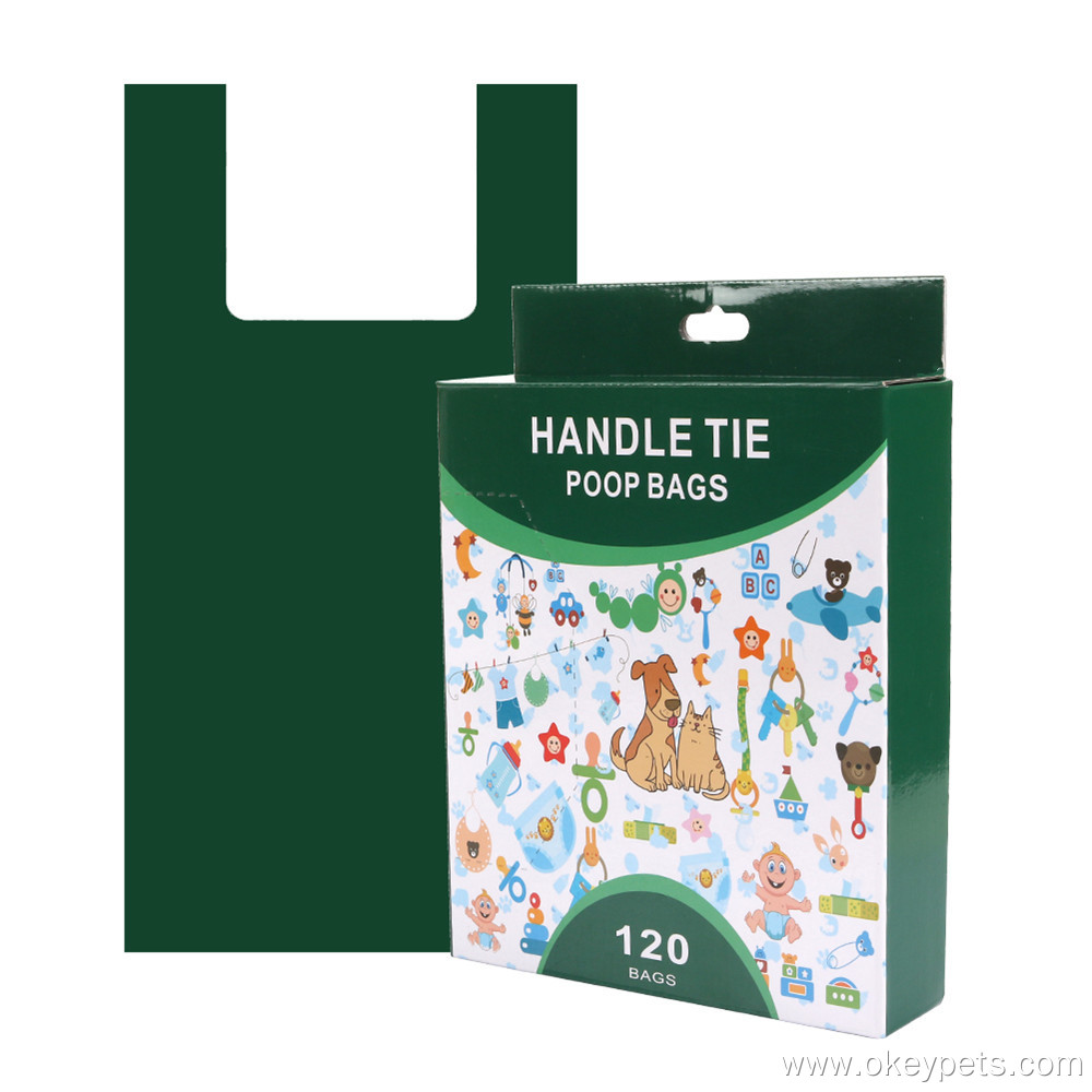 Sacs poubelle spéciaux épais pour litière de chat, écologiques et vendus en gros 15