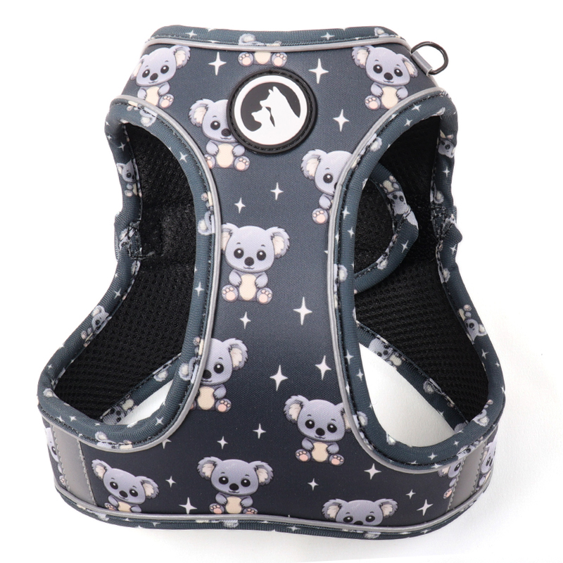 Harnais pour chien facile à enfiler par l'avant, idéal pour les chiens coopératifs.