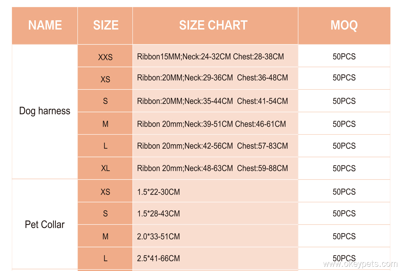 2025 OKEYPETS Nová sada vyšívaného postroje pro psy 14