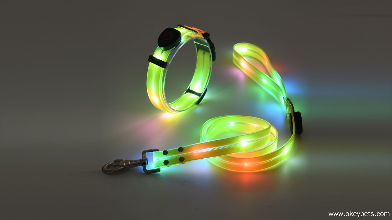 Caractéristiques de la laisse LED pour chien pour les promenades nocturnes 2