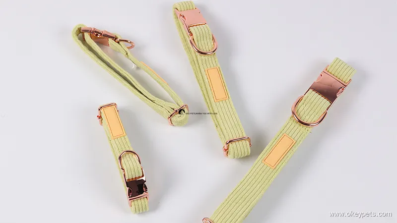 Durable Corduroy Dog Collar | Lightweight & Soft | Easy to Clean | Premium Material 1