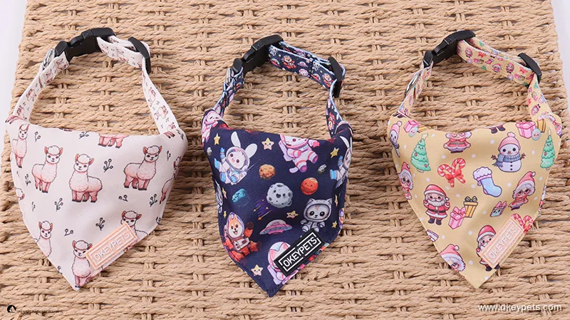 Adjustable Dog Bandana Collar 1