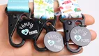 Sparkling Glitter Pet ID Tag in Adorable Colors - Engraved for Safety 1