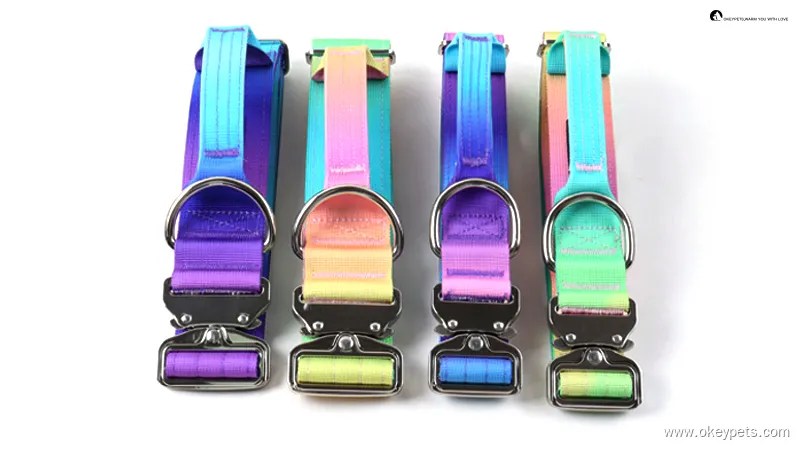 OKEYPETS Heavy-Duty Tactical Dog Collar with Soft Padding - Medium & Large Dogs 1