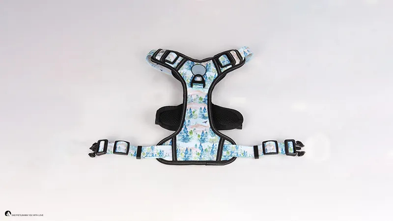 Step-In Neoprene Oxford Dog Harness – Adjustable, No-Pull, Quick-Dry Mesh 1