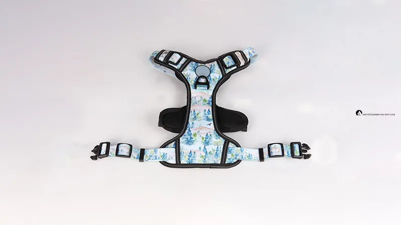 Simple Step-In Dog Harness with Neoprene - No Pull, Adjustable, Durable 1