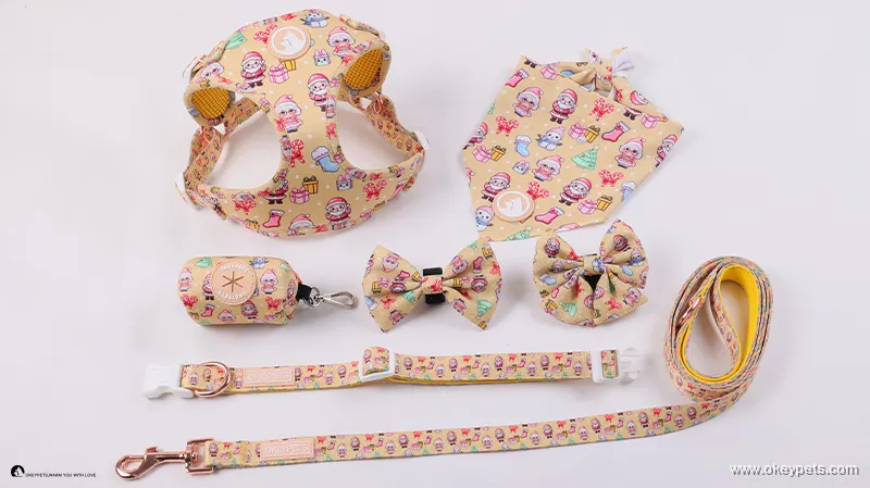 Custom Step In Dog Harness - Lightweight, Easy Walk, Cute Design 1