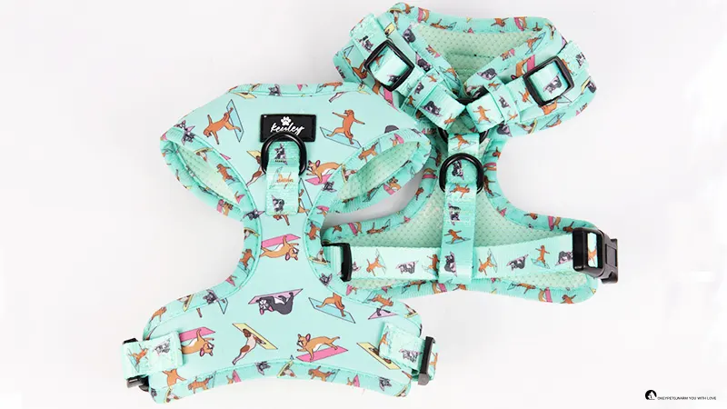 Custom Print Logo Adjustable Pet Harness Wholesale Manufacturer 1