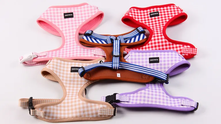 Breathable Neoprene Dog Harness - Adjustable Straps, Durable D-Ring 1