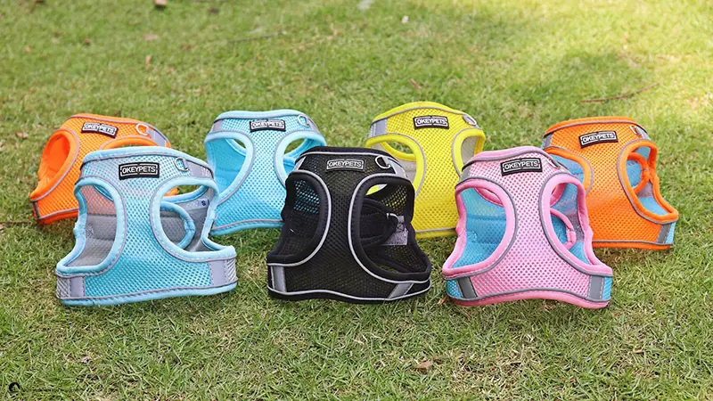Reflective Breathable Mesh Dog Harness - Easy to Clean, No-Choke Design 1