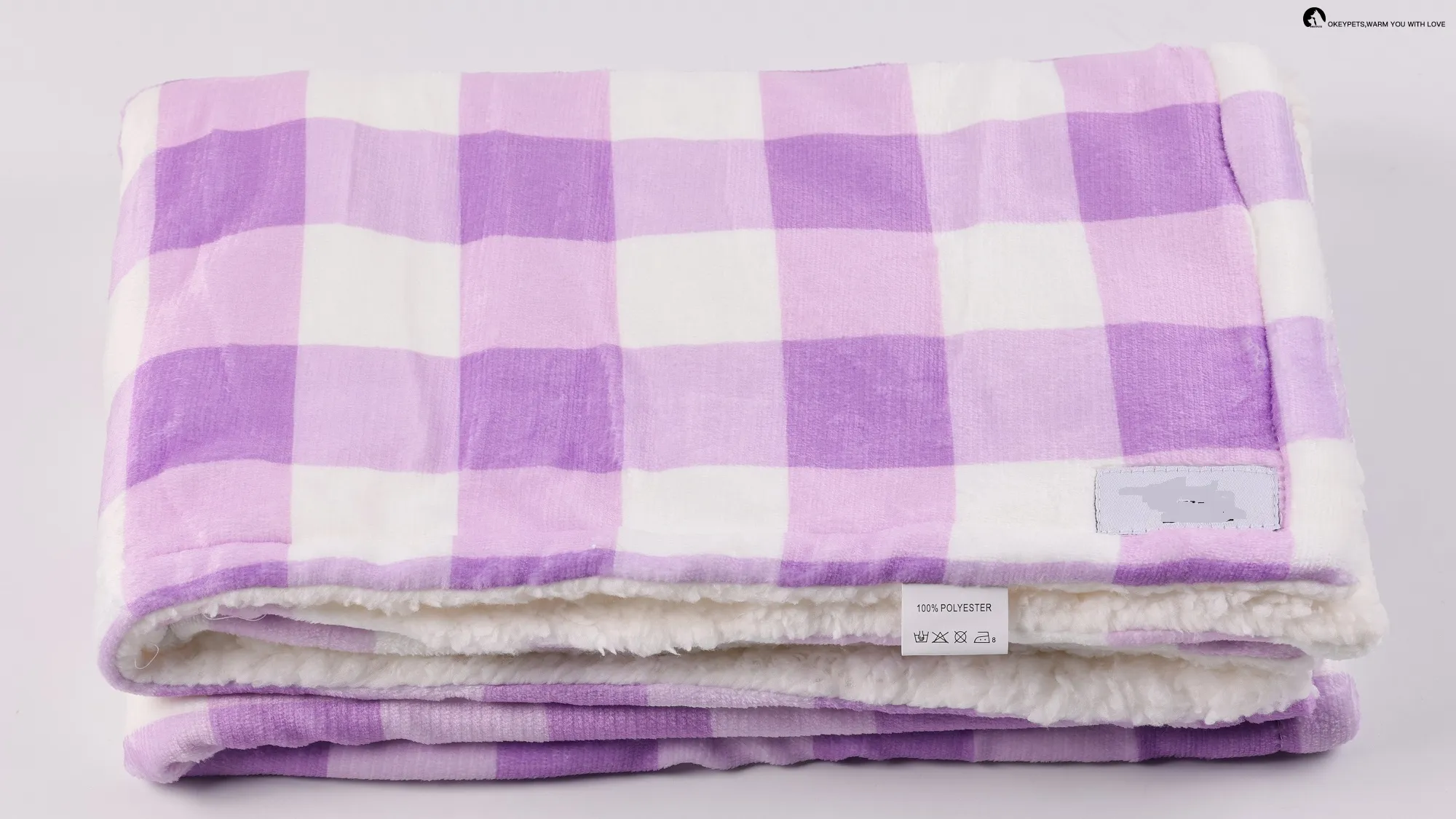 Luxurious Fuzzy Dog Fleece Throw Blanket 1