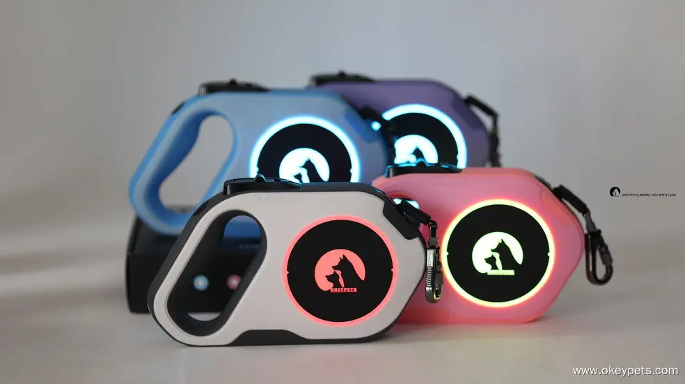 LED Retractable Dog Leash: Rechargeable, Reflective, Durable & Tangle-Free 1