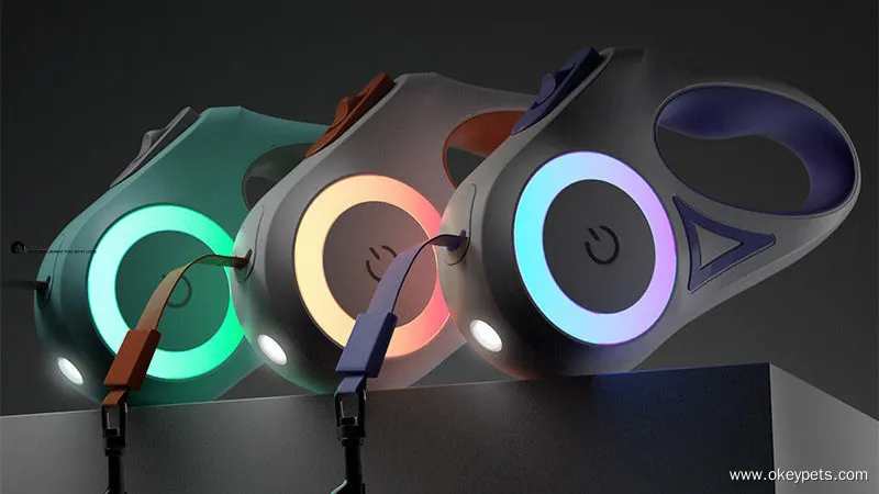 LED Retractable Dog Leash - Safety and Style in 9 Colors 1