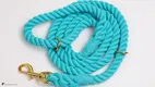 Soft Cotton Rope Dog Leash - Fashionable, Durable, 5ft Length 1