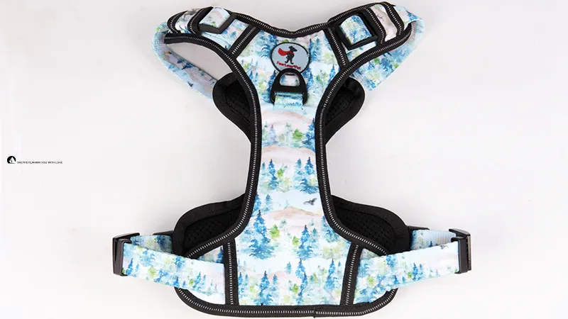 Heavy Duty Reflective Dog Harness Supplier - PET-1013H02 OKEYPETS 1