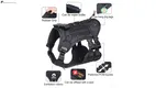 Outdoor Tactical Dog Harness with Expandable Velcro & Rubber Handle 1