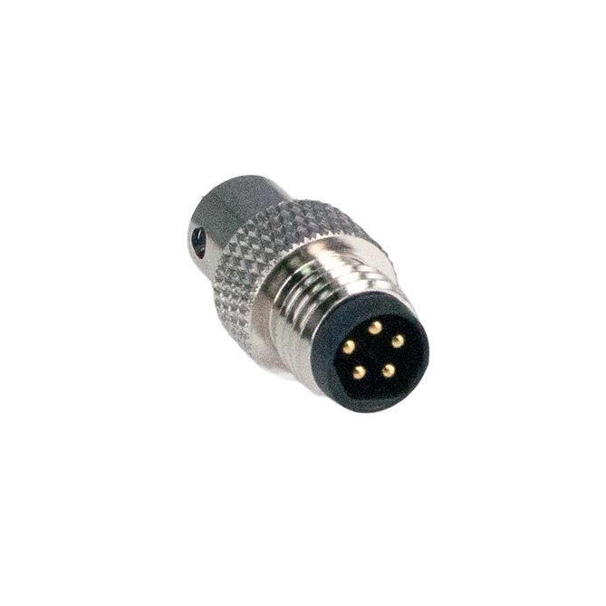 M8 5Pin Male Connector Waterproof Straight plug Wire solder Gold-plated 2u  ADAMICU 1