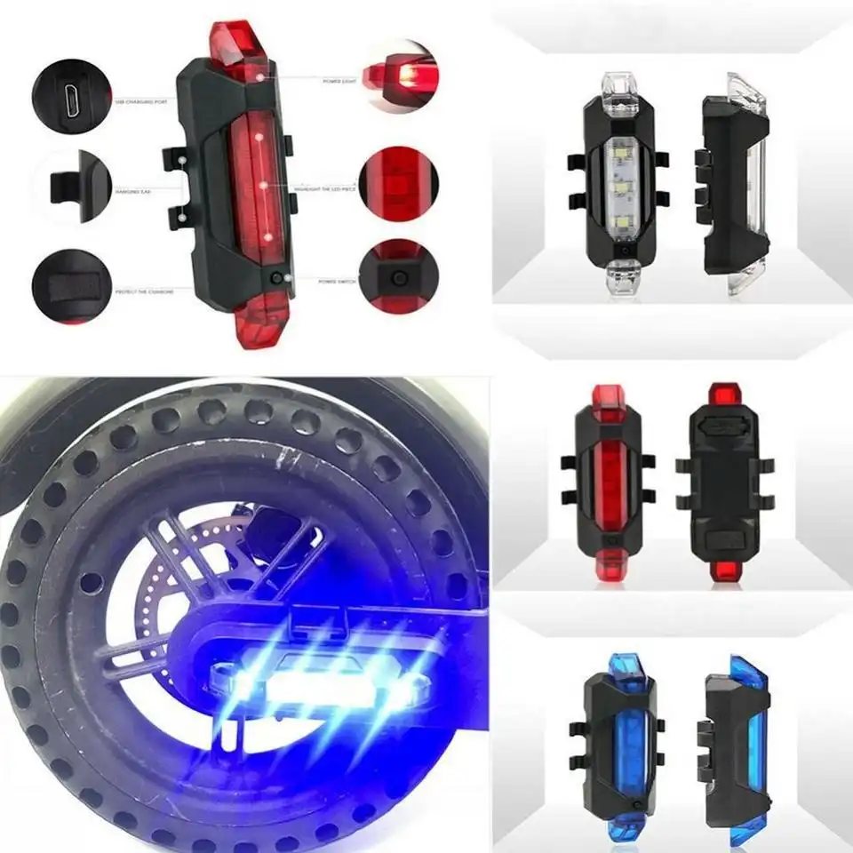 Warning Led Strip Light For Mijia M365 Electric Scooter Night Cycling Safety Light Accessories1 1