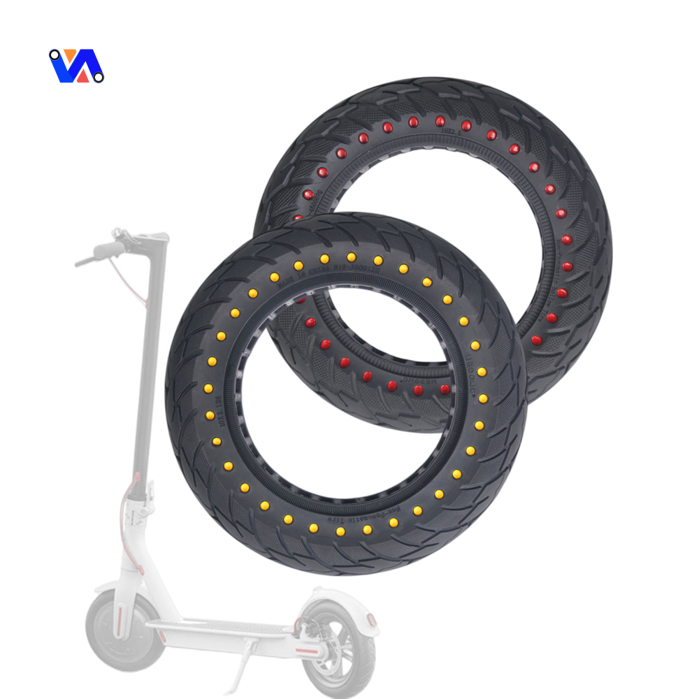 60/70-6.5 Honeycomb Hole Wheel Winter Tire For Scooter Fat 10x2.5 Tires 10 Inch Solid Electr Scooter Wheel 10x25 Tire1 12