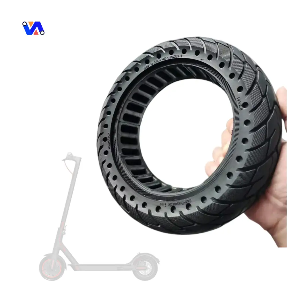 60/70-6.5 Honeycomb Hole Wheel Winter Tire For Scooter Fat 10x2.5 Tires 10 Inch Solid Electr Scooter Wheel 10x25 Tire1 1