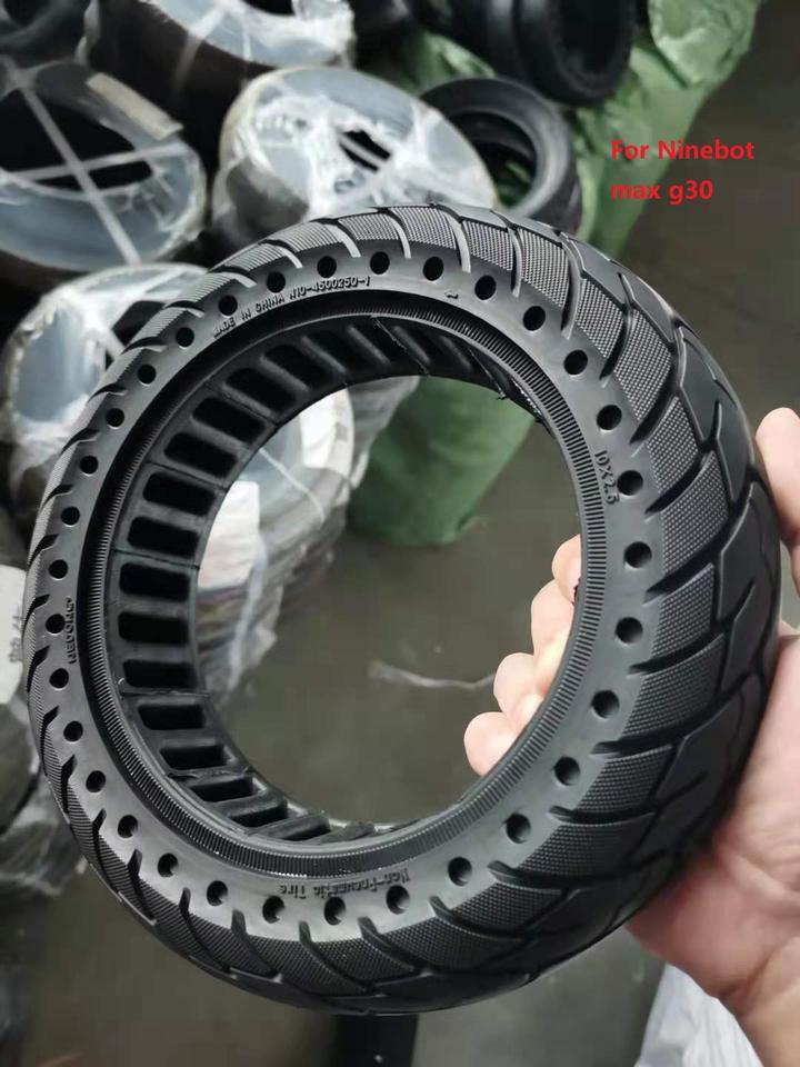 60/70-6.5 Honeycomb Hole Wheel Winter Tire For Scooter Fat 10x2.5 Tires 10 Inch Solid Electr Scooter Wheel 10x25 Tire1 11