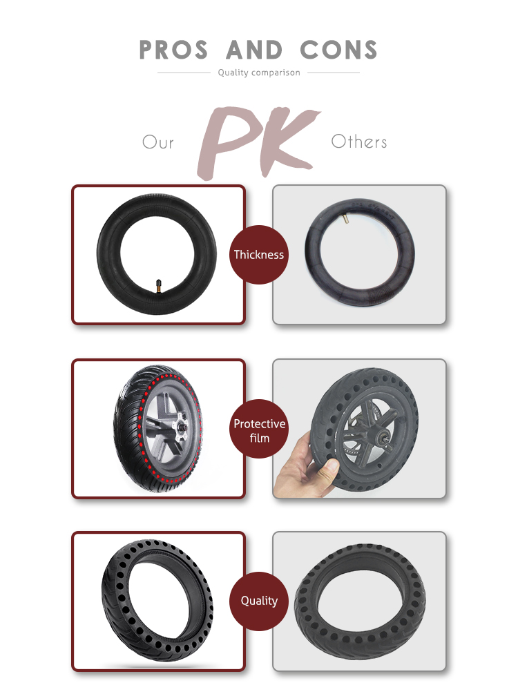 Outer Tire for Ninebot MAX G30 KickScooter Electric Scooter 10 Inch 60/70-6.5 Front and Rear Tyre Wheel Tire Parts1 17