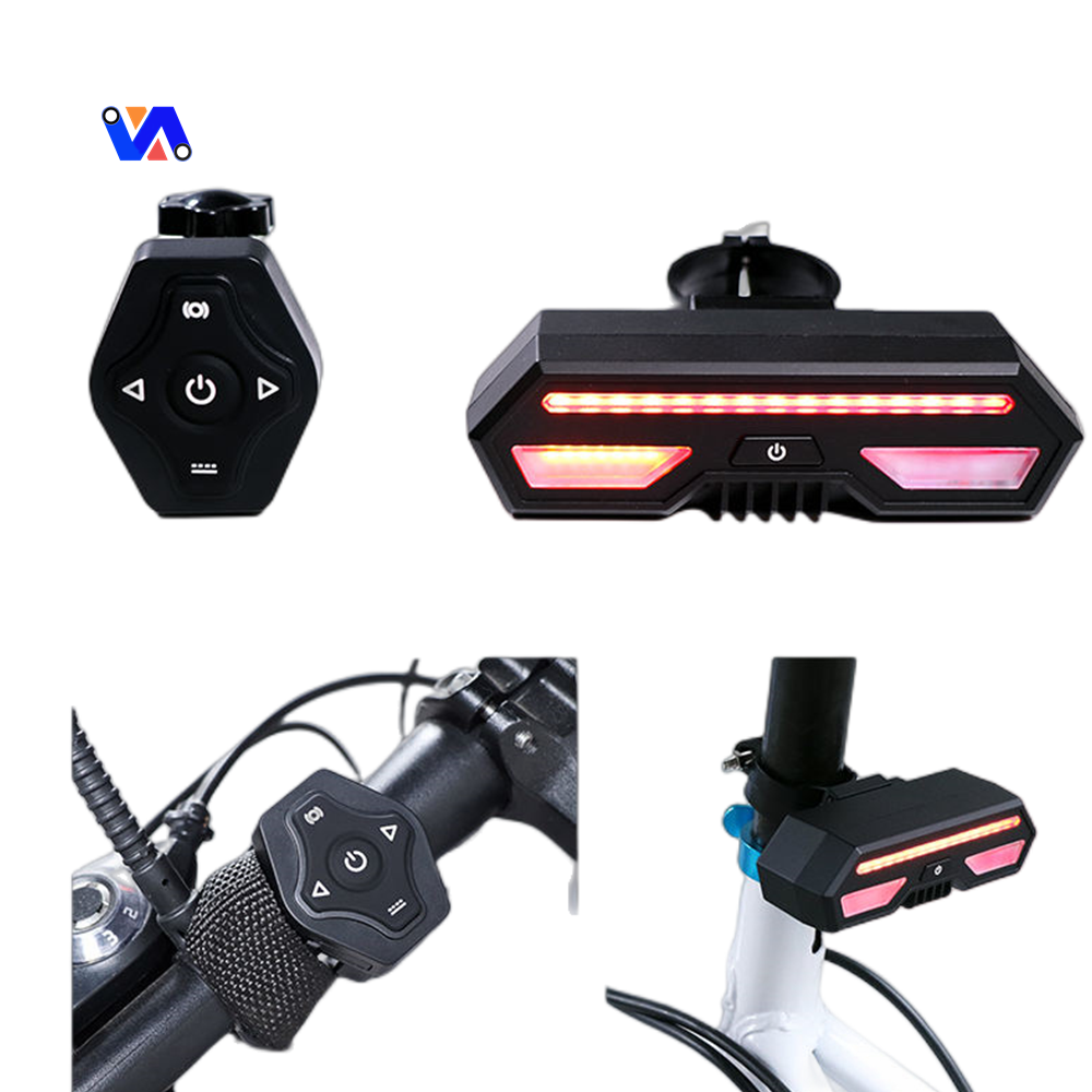 With Turn Signals Wireless Remote Control Waterproof Bicycle Taillight USB Ultra Bright Safety Warn Bike Tail Light1 8