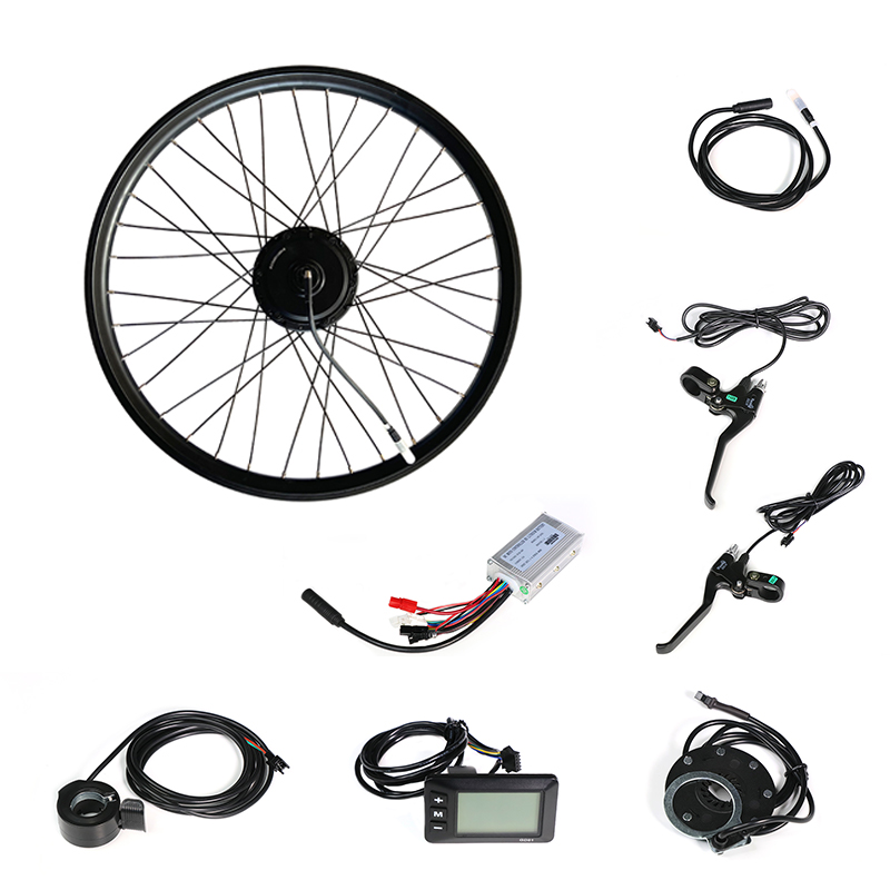 Ebike Conversion Kit 48V 1000W Rear Drive Rotary Hub Motor Wheel Set For 20'' 26'' Snow truck Electric Bicycle1 7
