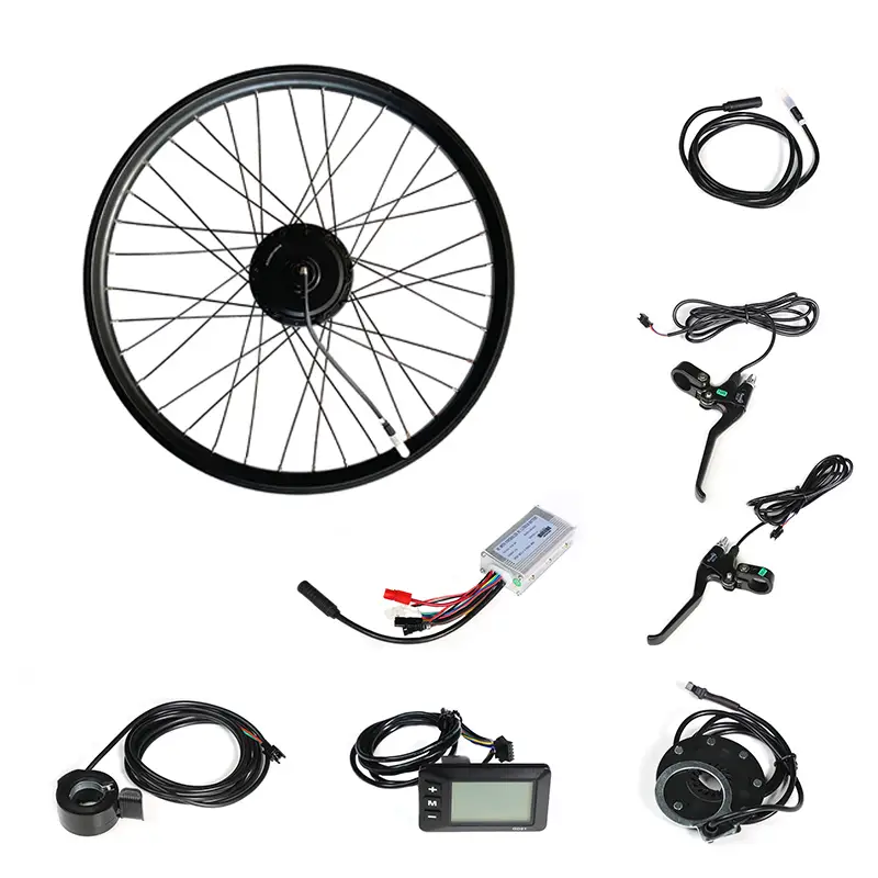 Ebike Conversion Kit 48V 1000W Rear Drive Rotary Hub Motor Wheel Set For 20'' 26'' Snow truck Electric Bicycle1 1