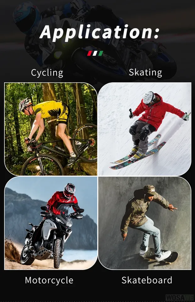 Anti-shock Bicycle Knee And Elbow Pads Safety Guards Also For Scooter Skating Bike Knee Elbow Pads1 9