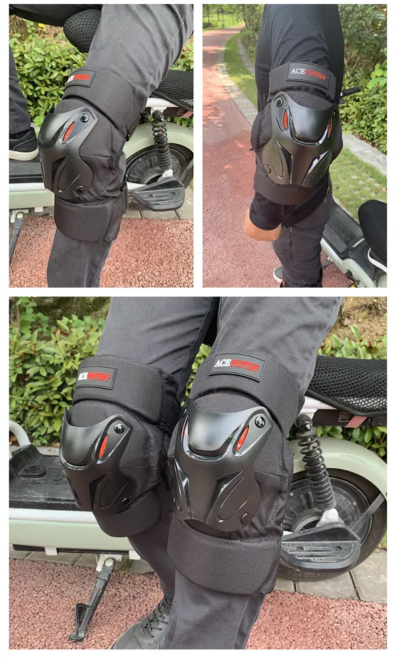 Anti-shock Bicycle Knee And Elbow Pads Safety Guards Also For Scooter Skating Bike Knee Elbow Pads1 10