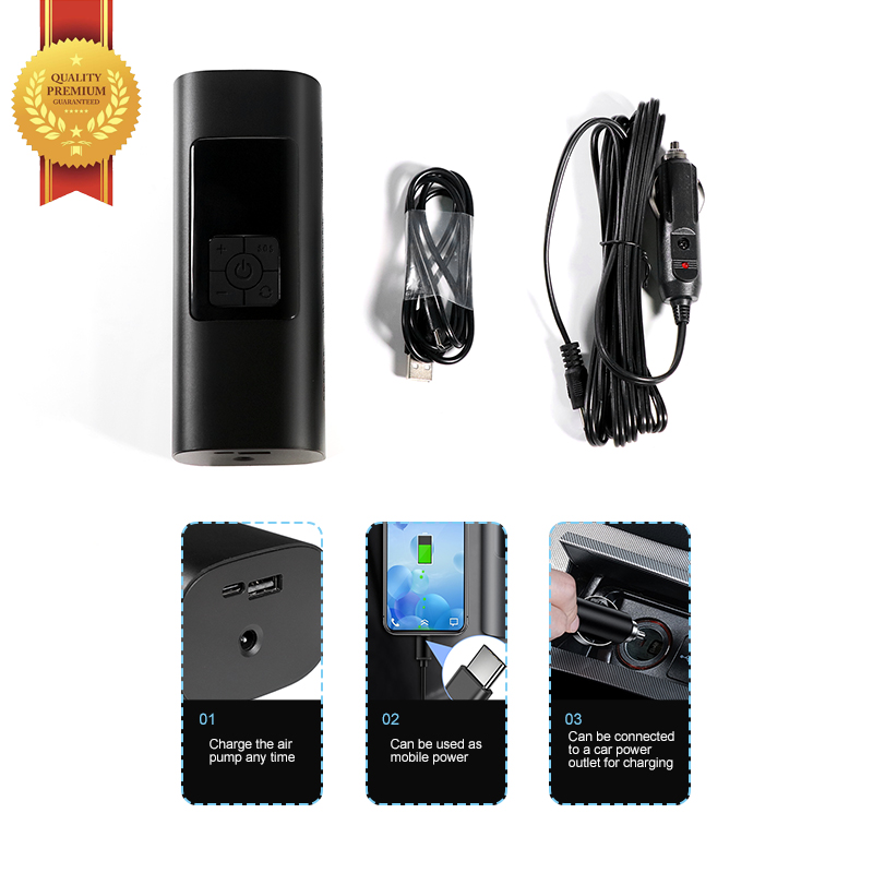 Mini Bike Electric Air Inflator 150PSI Car Air Compressor Bicycle Air Pump Rechargeable Tire Pump Car Tyre Inflatable1 8