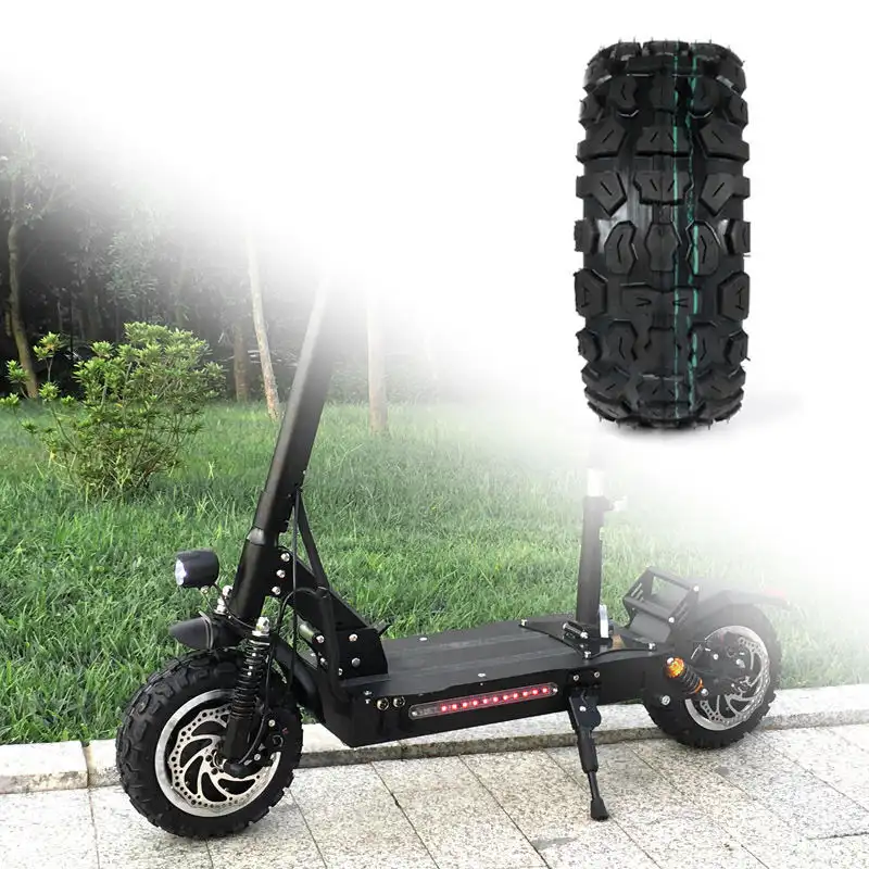 11Inch 100/65-6.5 Tire Vacuum Tubeless Off Road Tire Electric Scooter 100/65-6.5 Widened Wear Resistant Tire Parts1 1