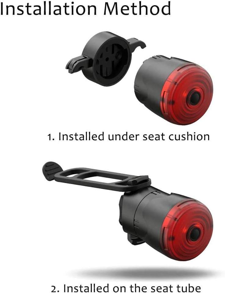 USB Charge MTB Light Cycling Lamp Bike LED Safety Light Auto Brake Sensing Rear Light Cycling Taillight Bicycle Light1 10