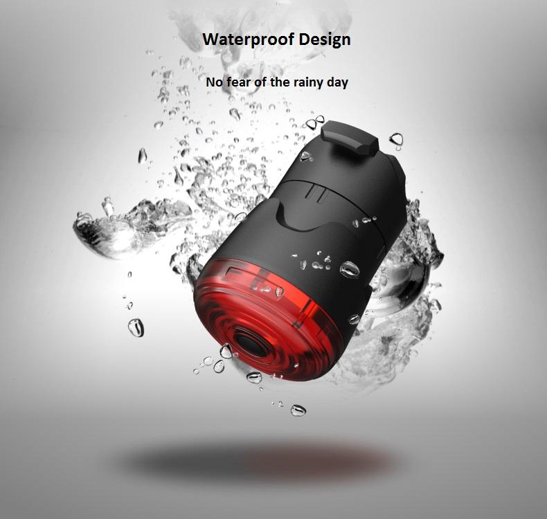 USB Charge MTB Light Cycling Lamp Bike LED Safety Light Auto Brake Sensing Rear Light Cycling Taillight Bicycle Light1 11